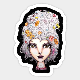 Gingerbread Witch Sticker